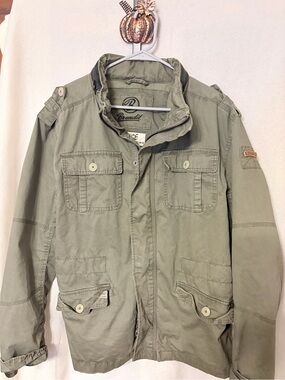 Brandit Britannia Olive Green Military Field Jacket